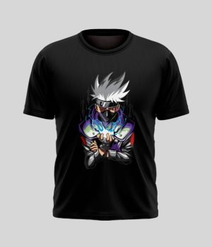 Camiseta Estampada - Kakashi Hatake de Naruto