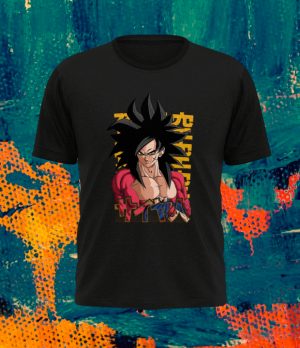 Camiseta Estampada - Goku Super Saiyajin 4