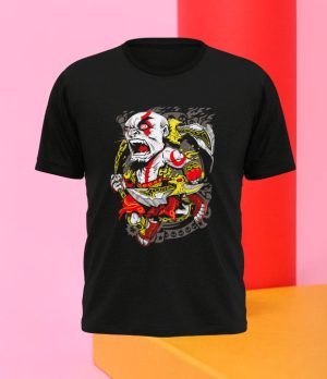 Camiseta Estampada - Kratos