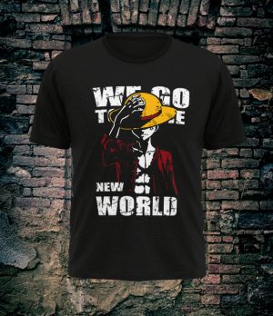 Camiseta Estampada - New World (Luffy - One Piece)