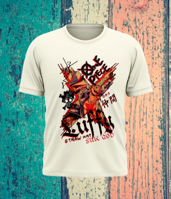 Camiseta Estampada - One Piece (Lufy , Zoro, Choper)